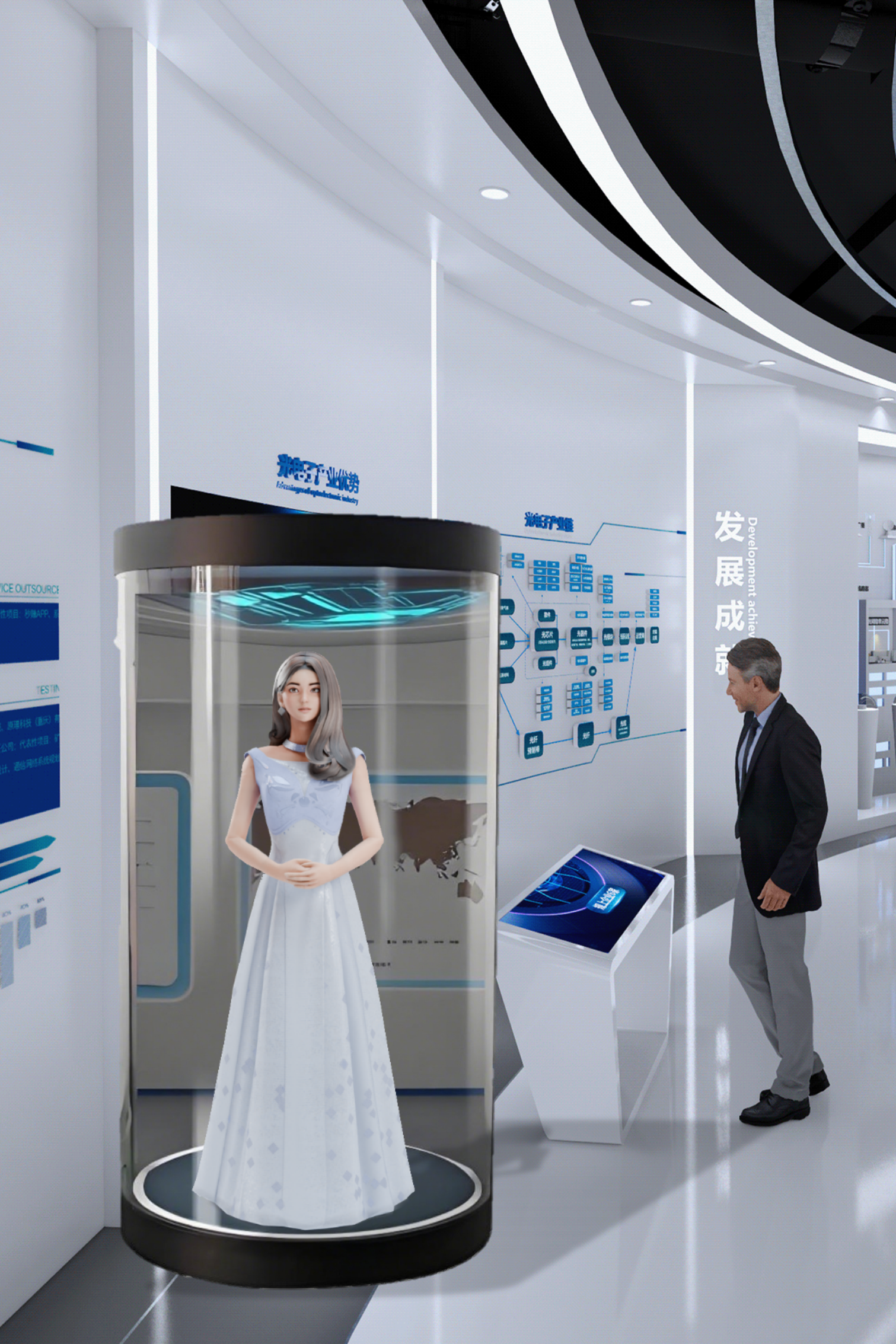 AI多数字人智慧大屏及硬件